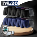 Paga 10, Llevás 20 – Kit de Calzoncillos Bóxer de Fibra de Bambú con REGALOS: Reloj y Gafas | PROMOCIÓN ESPECIAL 30 AÑOS - ENVÍO GRATIS