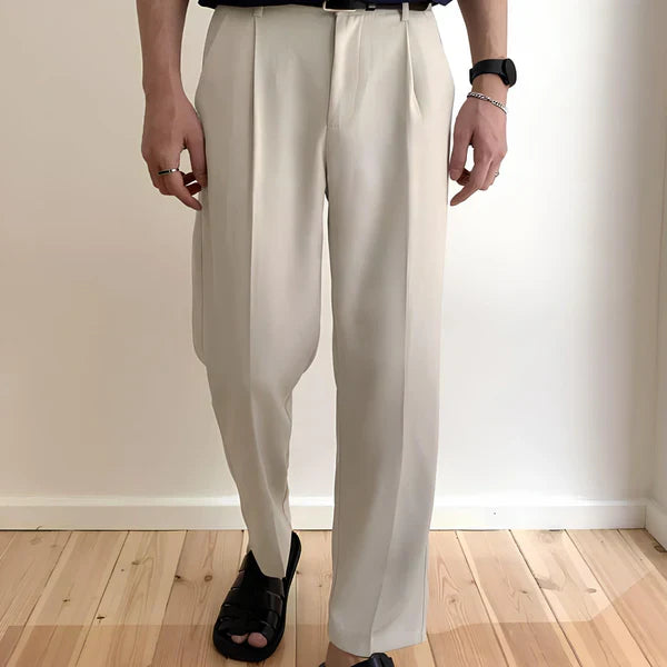 Paga 2, llévate 3 Pantalones de sastrería Valle en poliéster con ajuste + REGALOS: 3 camisas, reloj y gafas | PROMOCIÓN ESPECIAL 30 AÑOS - ENVÍO GRATIS