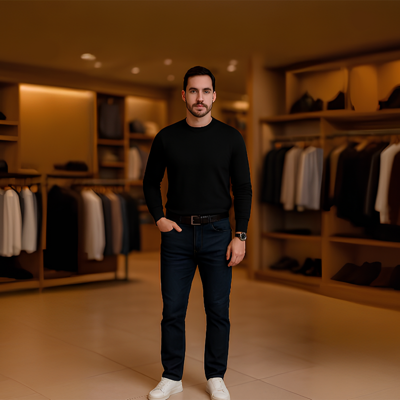 Kit 5 Pantalones Vaqueros Masculinos Elegantes + REGALOS: Cinturón de Cuero + Reloj de Lujo  | PROMOCIÓN ESPECIAL 30 AÑOS - ENVÍO GRATIS