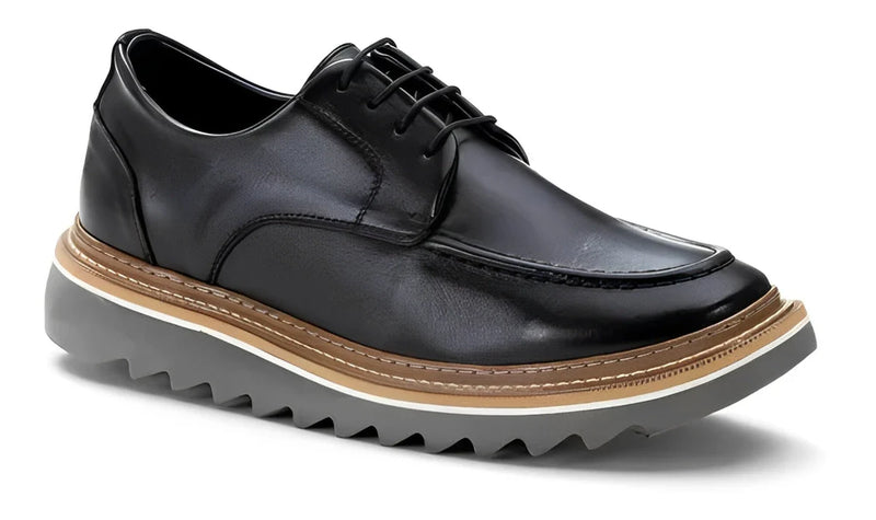 Kit Zapato Social Derby Línea Bold en Cuero 100% Bovino + REGALOS: Reloj Táctico, Cinturón de Cuero y Billetera | PROMOCIÓN ESPECIAL 30 AÑOS - ENVÍO GRATIS