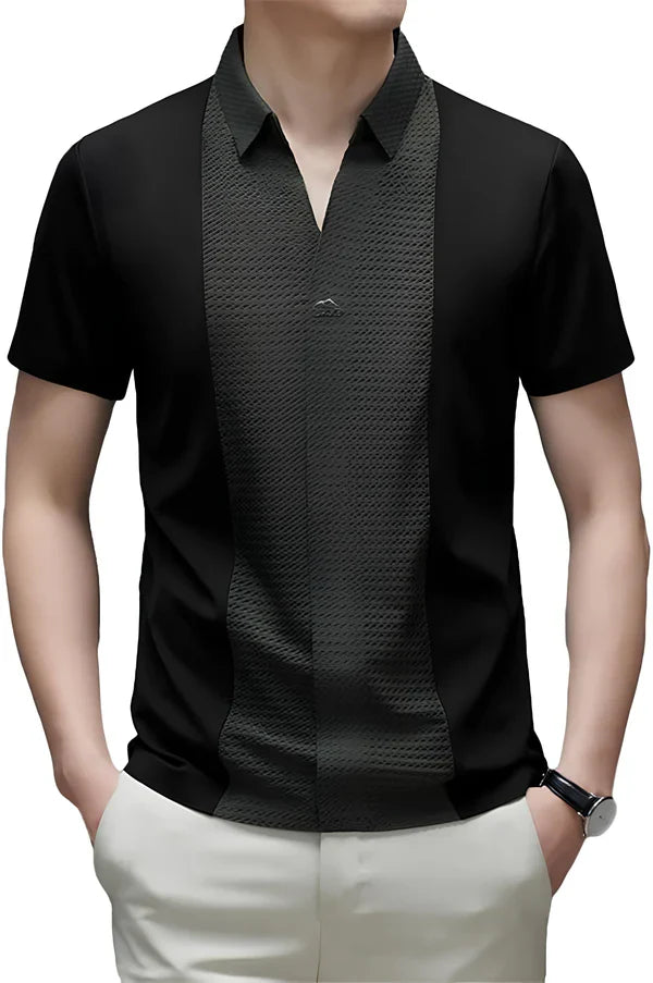 [PAGA 2, LLEVA 3] Camisa Polo Casual Italiana De Seda Hielo Y Poliéster + Regalos: 3 BERMUDAS Y UN RELOJ.