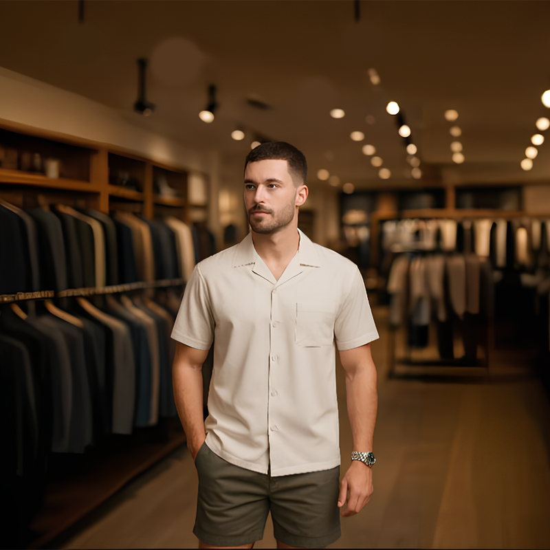 Paga 3, Lleva 6 Kit de Camisas Havana Waffle con Cuello Cubano + REGALOS: Reloj y Gafas | PROMOCIÓN ESPECIAL 30 AÑOS - ENVÍO GRATIS
