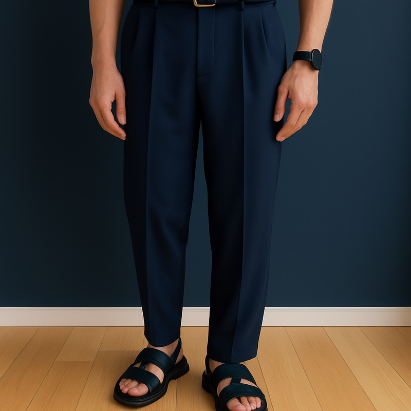 Paga 2, llévate 3 Pantalones de sastrería Valle en poliéster con ajuste + REGALOS: 3 camisas, reloj y gafas | PROMOCIÓN ESPECIAL 30 AÑOS - ENVÍO GRATIS