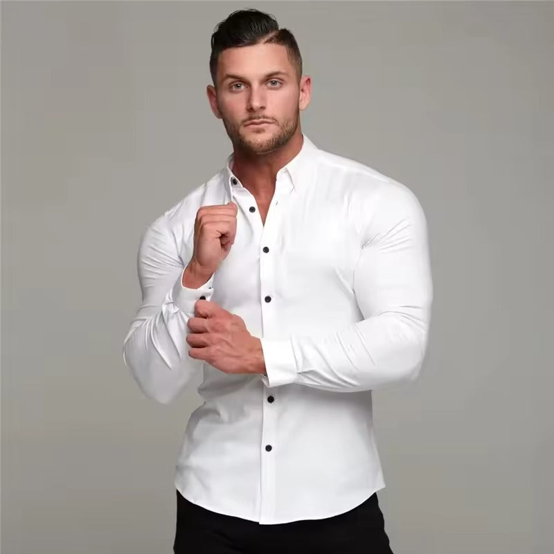 [COMPRA 1 Y LLÉVATE 3 GRATIS] Camisa masculina con tecnología flexible – Comfort Tech